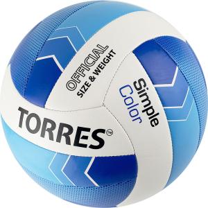 Купить Мяч волейбольный Torres Simple Color любительский р.5 в Михайлове 